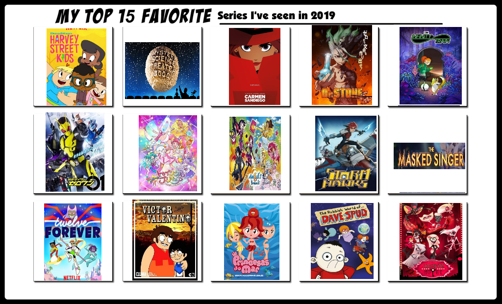 Top 15 Shows I ve Seen in 2019 by Towers of Obscure on DeviantArt