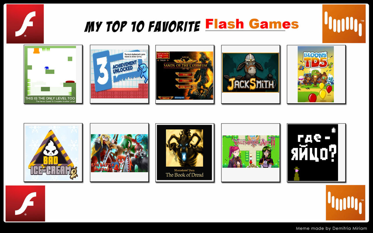 5 Most Memorable Flash Games