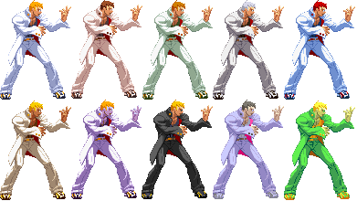 Capcom Knights color draft - Kyosuke by Towers-of-Obscure on DeviantArt