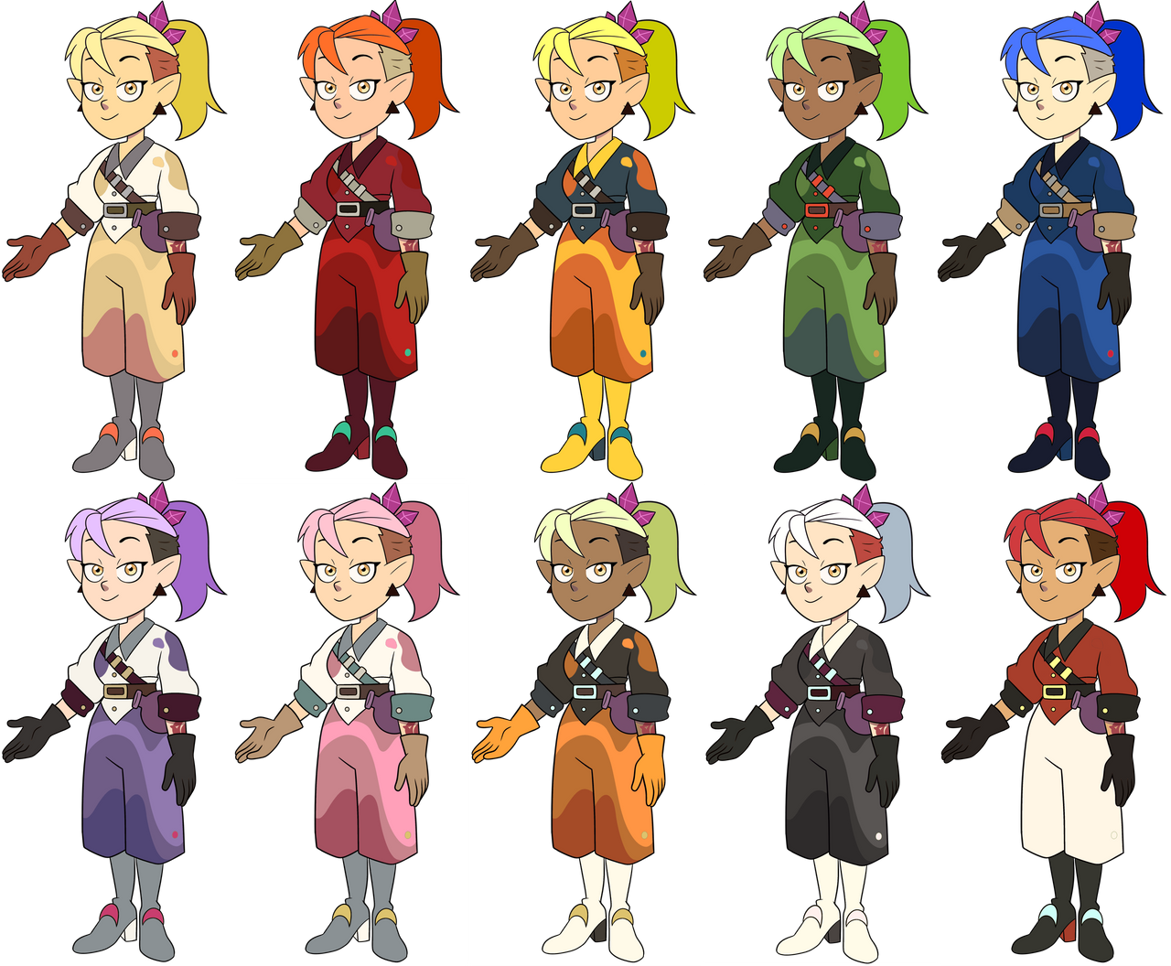 Amity Color Scheme ReAmityColors (Epilogue set) by Towers-of-Obscure on DeviantArt