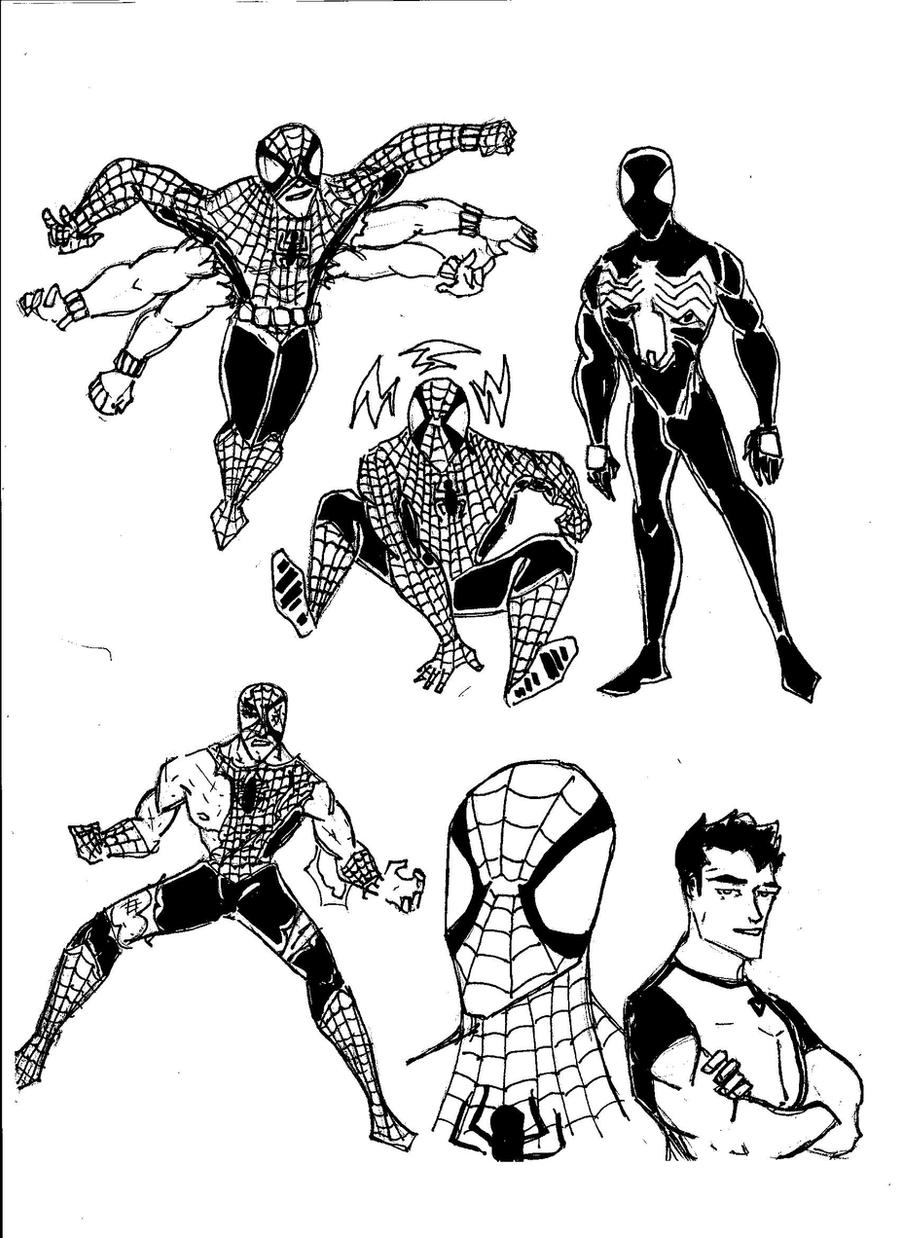 Spider-man variations by Axelslash224 on DeviantArt
