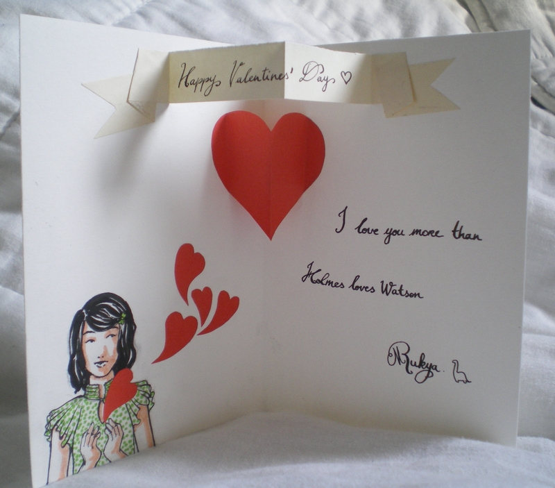 st valentine's  card