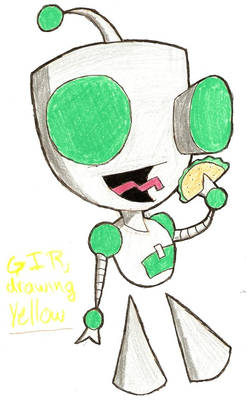 GIR Eating a Taco