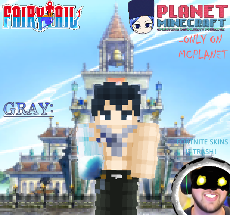-(Fairy Tail Pack)- Gray By FortniteSkinsISTRASH! Minecraft Skin