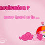 Pinkie Pie Wallpaper: Motivation?