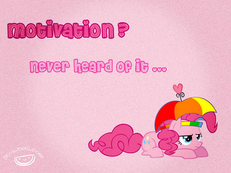 Pinkie Pie Wallpaper: Motivation?