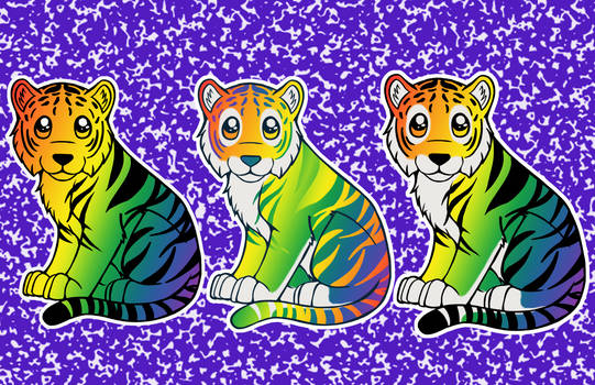 Tiger Stickers (3)