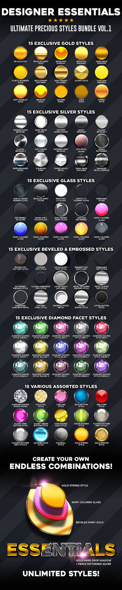 Designer Ess. Ultimate Precious Styles Bundle Vol1 by rbakker on DeviantArt