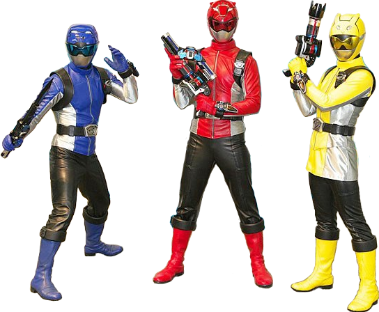 Go Busters Power Custom Go-Buster Team Render by pnithihunsaen on DeviantArt