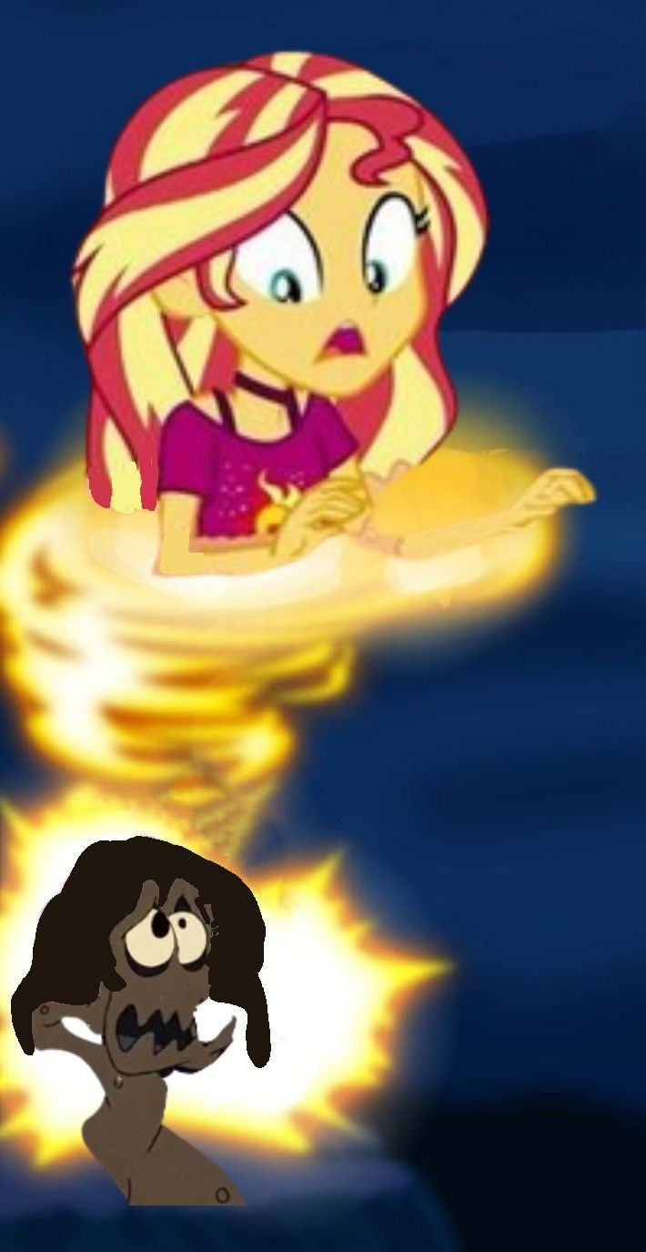 Sunset Shimmer transforming a polyp by catoon28 on DeviantArt