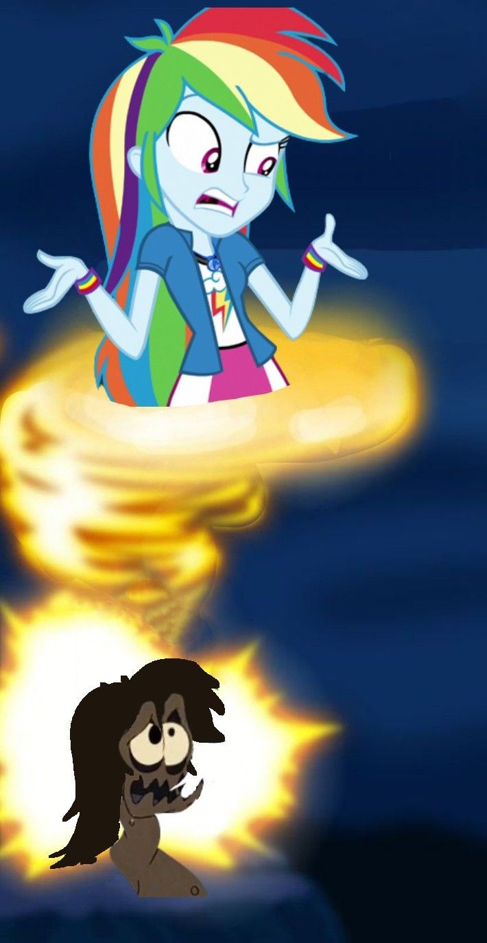 Rainbow dash being transformed into a polyp by catoon28 on DeviantArt