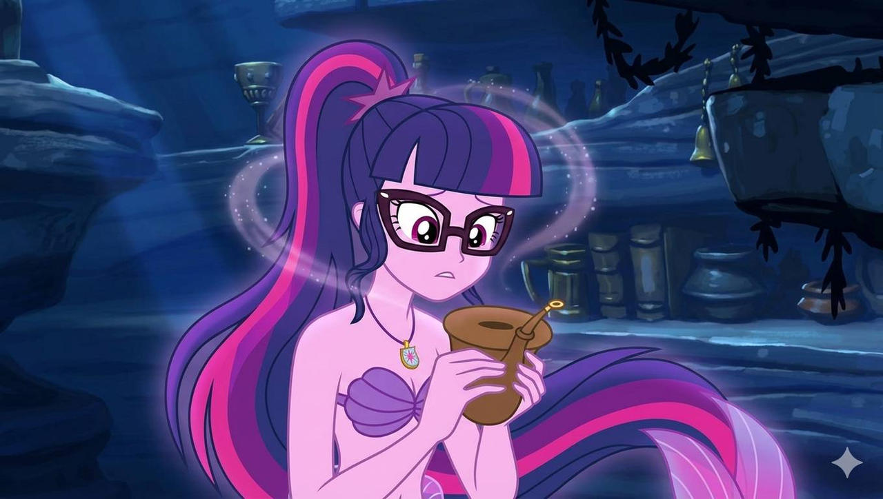 Twilight sparkle is looking at her treasures by catoon28 on DeviantArt