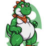 Yoshi with bandana