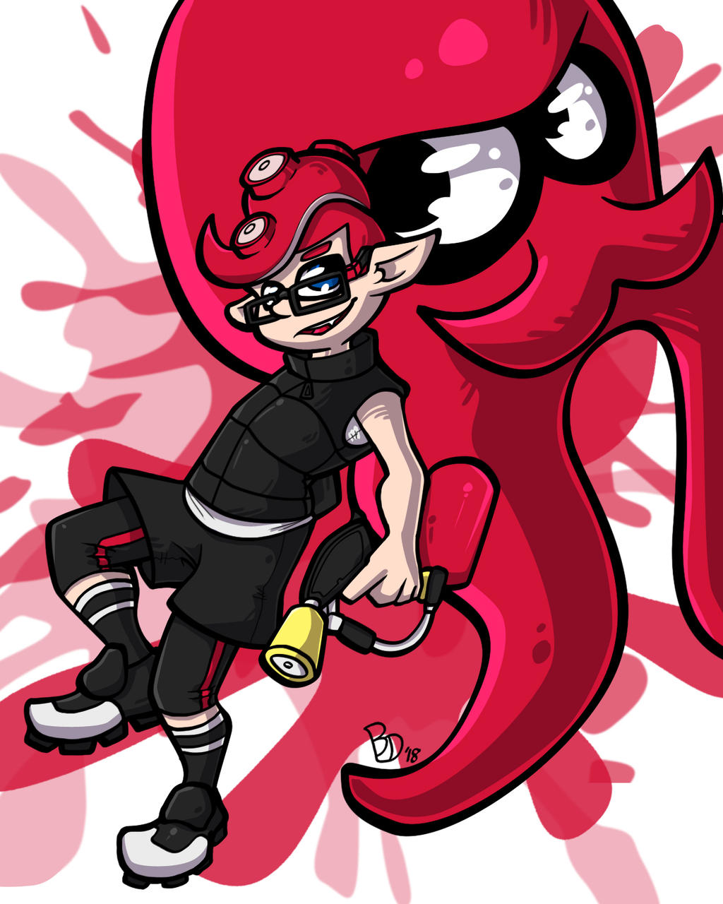 Octoling by The-BlueDragoon on DeviantArt