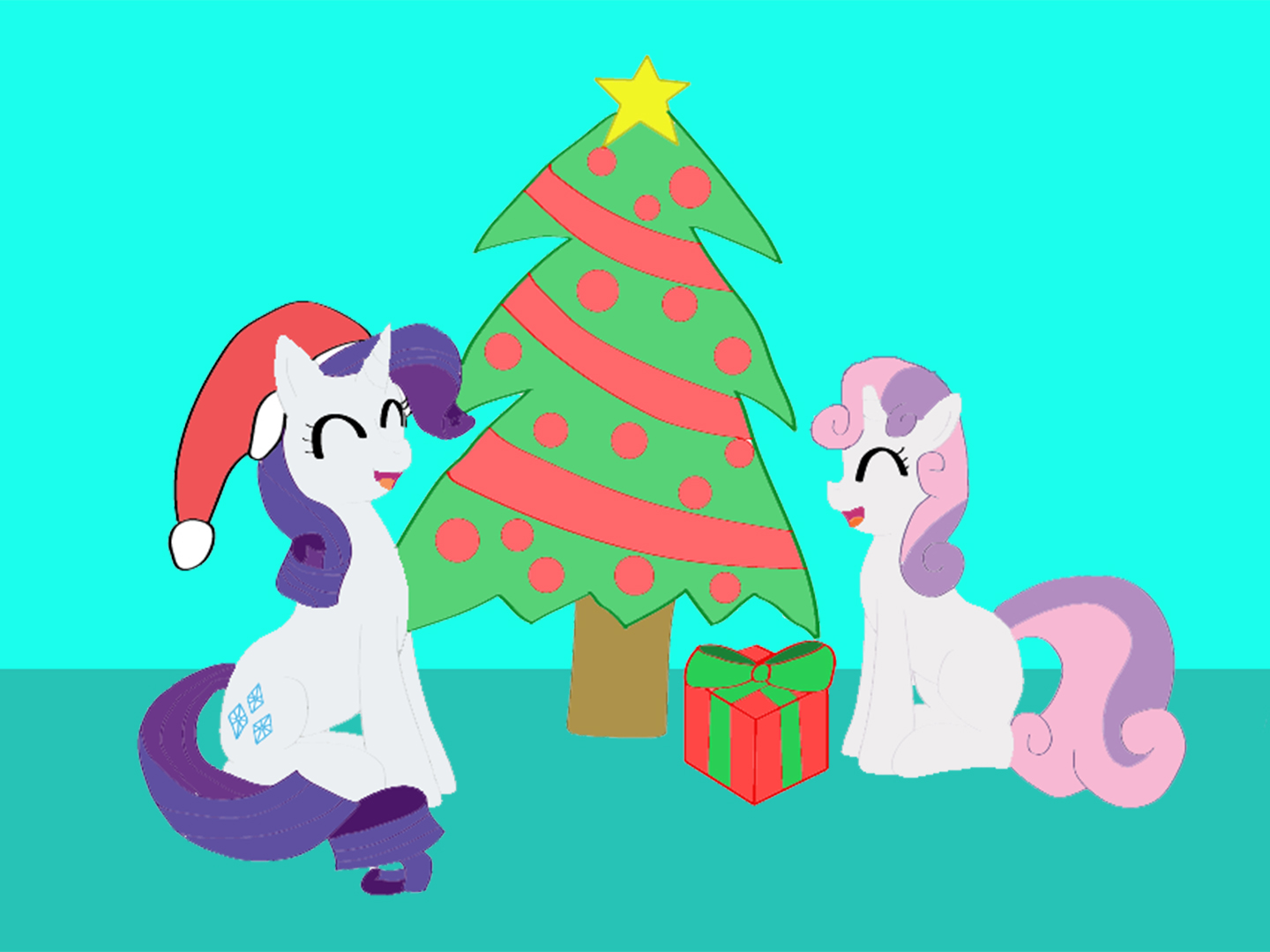 Snow Rarity Deviantart Rarity's Christmas by Neonhuo on DeviantArt