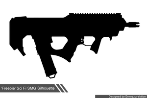 Freebie Sci-Fi Bullpup SMG!!