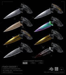 Punch Dagger 1 Skin Set | WIP