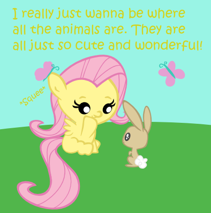 Fluttershy and Animals: Tumblr First Post