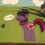 Felt Twilight Sparkle: Brushie Brushie