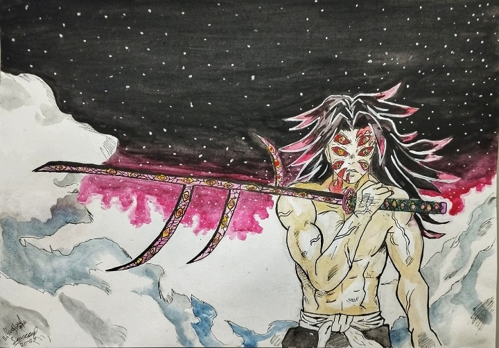 Kokushibo demon slayer kimetsu no yaiba Oni