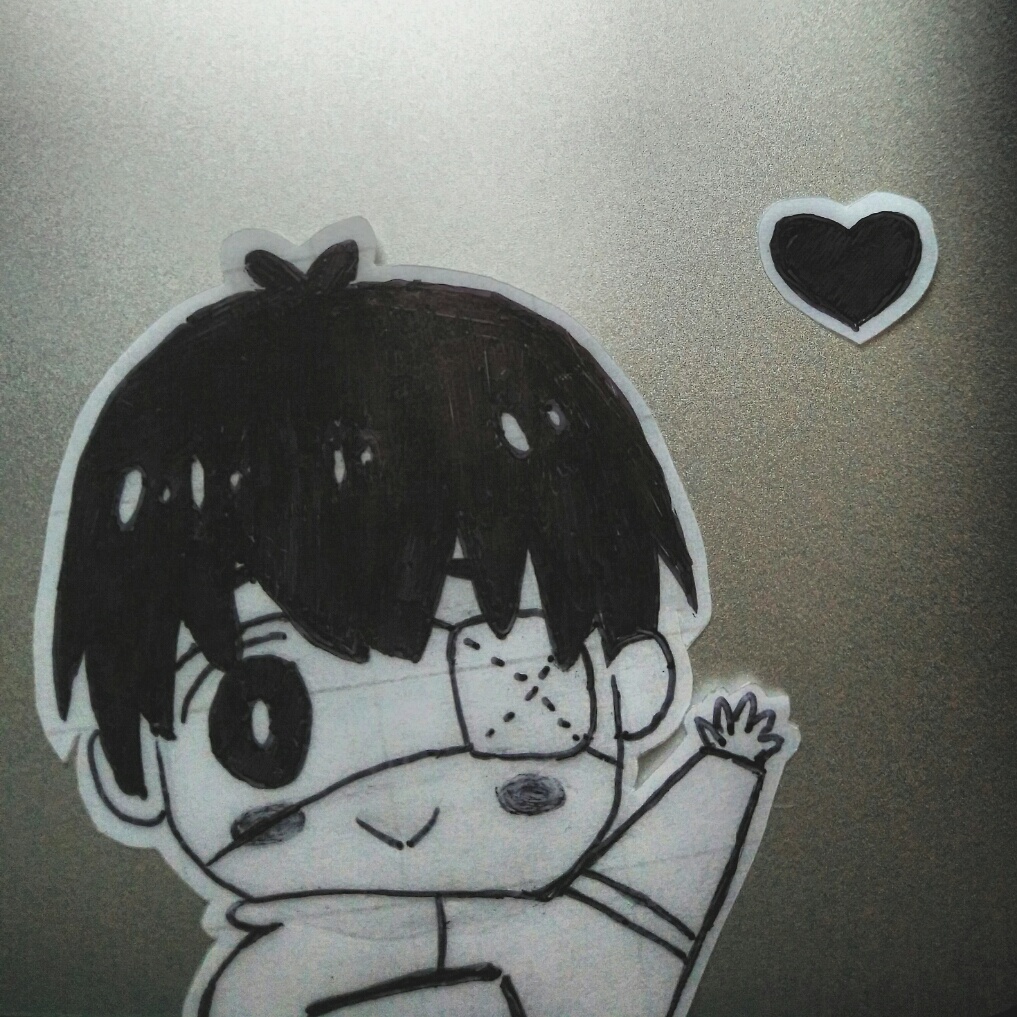 Chibi Kaneki mac sticker decal