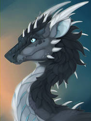 Wyvern Portrait for soxx [Commission]