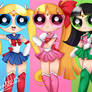 ~my ppg drawing in sailor moon outfits~