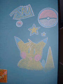Pikachu -chalk-