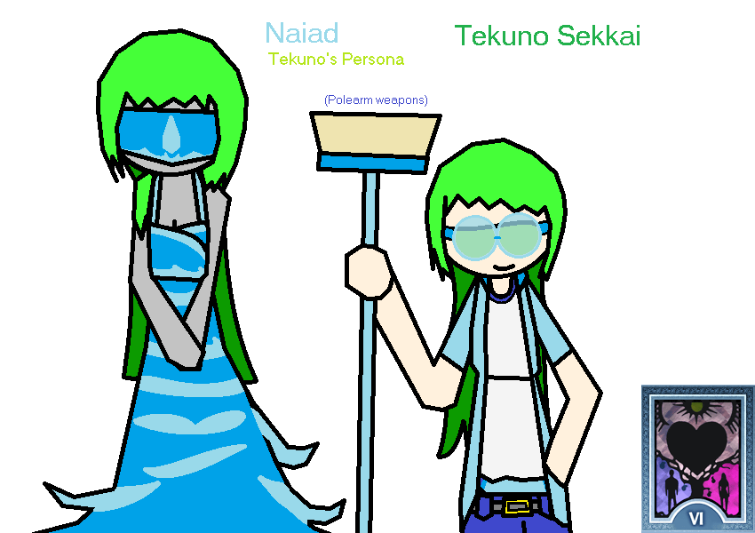 Tekuno and her Persona Naiad