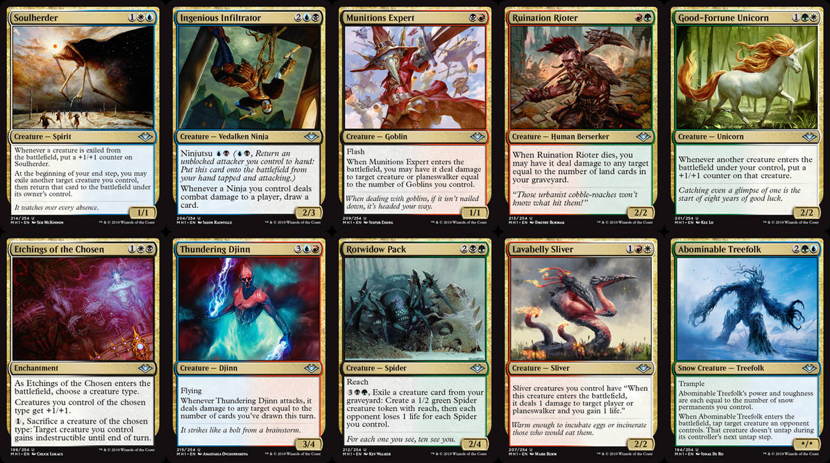 Modern Horizons Cycles, Draft archetype by PMiller1 on DeviantArt