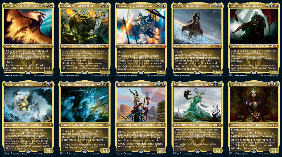 Commander Legends Cycles, Foil-etched Tri Colored by PMiller1 on DeviantArt