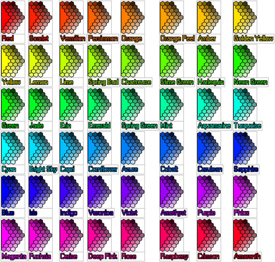 Hexagon Colour Quinary HSV by PMiller1 on DeviantArt