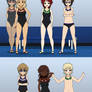 VoW School Swimwear with Color Shift AU 3