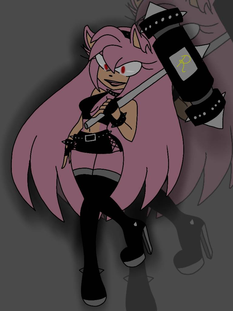 Amy Rose Dark my art gacha editx by majakulczyk on DeviantArt