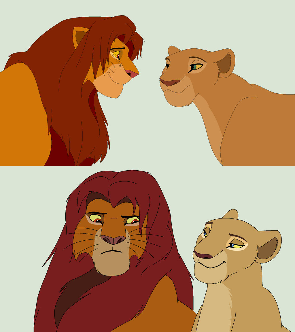 Simba+Nala comparisons by The-Lion-Koo on DeviantArt