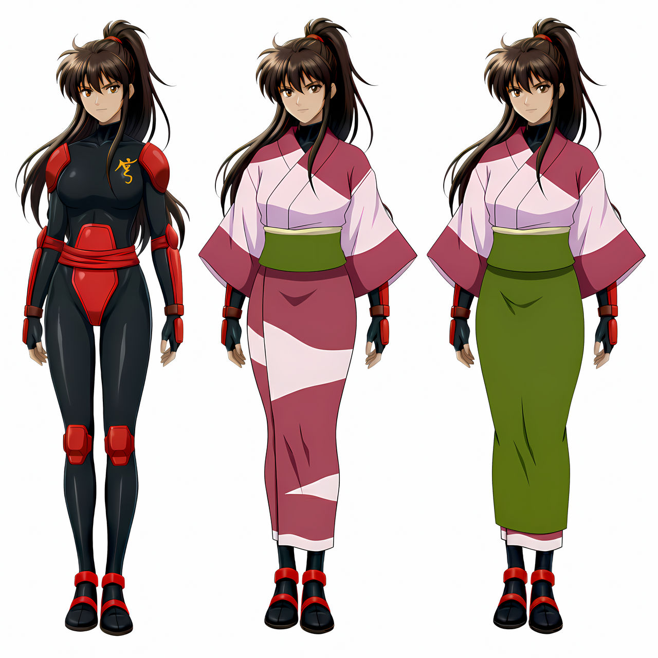 Sango Multi Layer Outfit by EarthCrocodille on DeviantArt