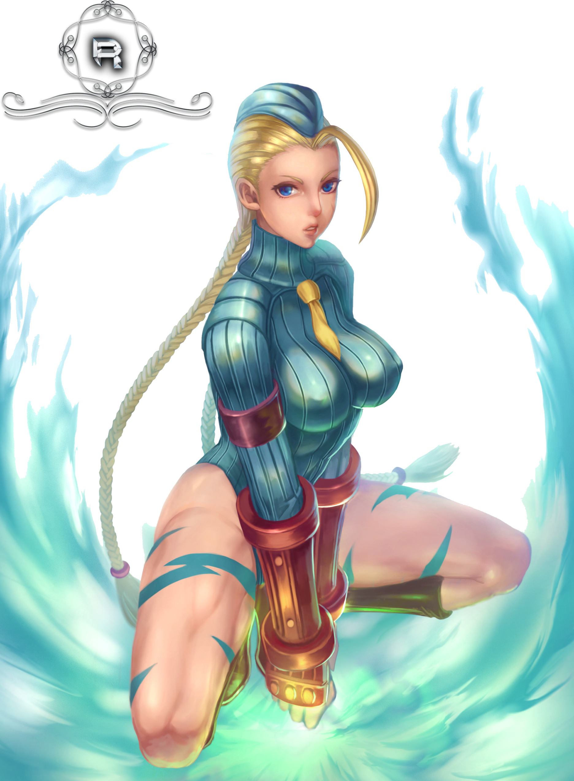 [Street Fighter Render] - Blue Flame Cammy