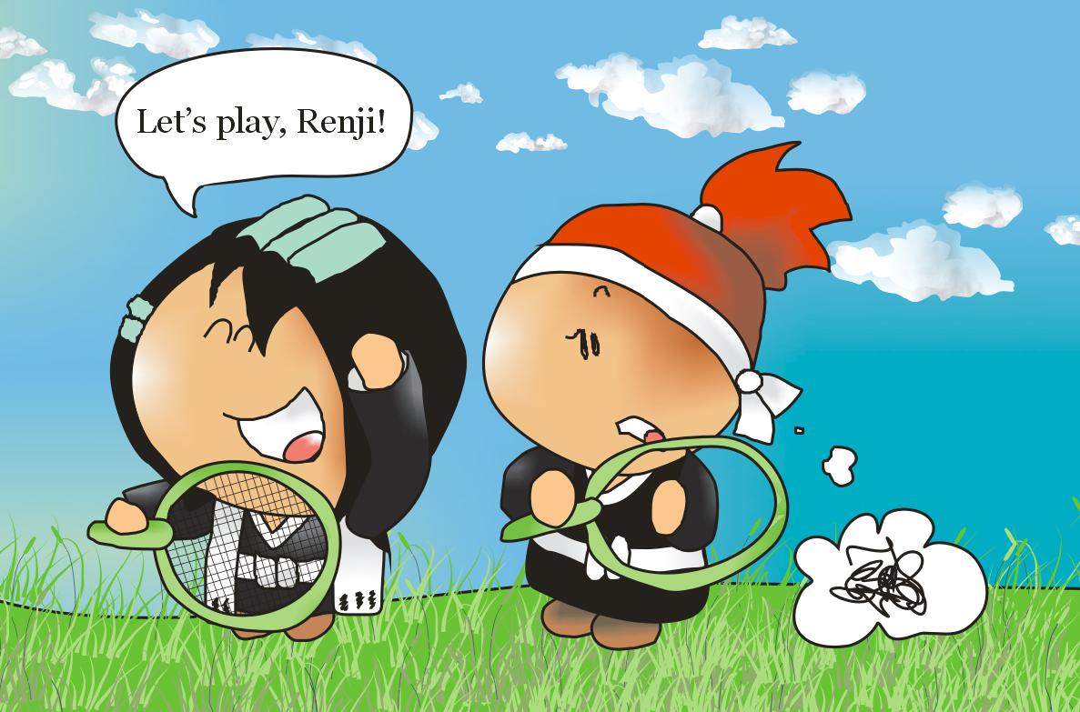 Renji, Byakuya and tennis