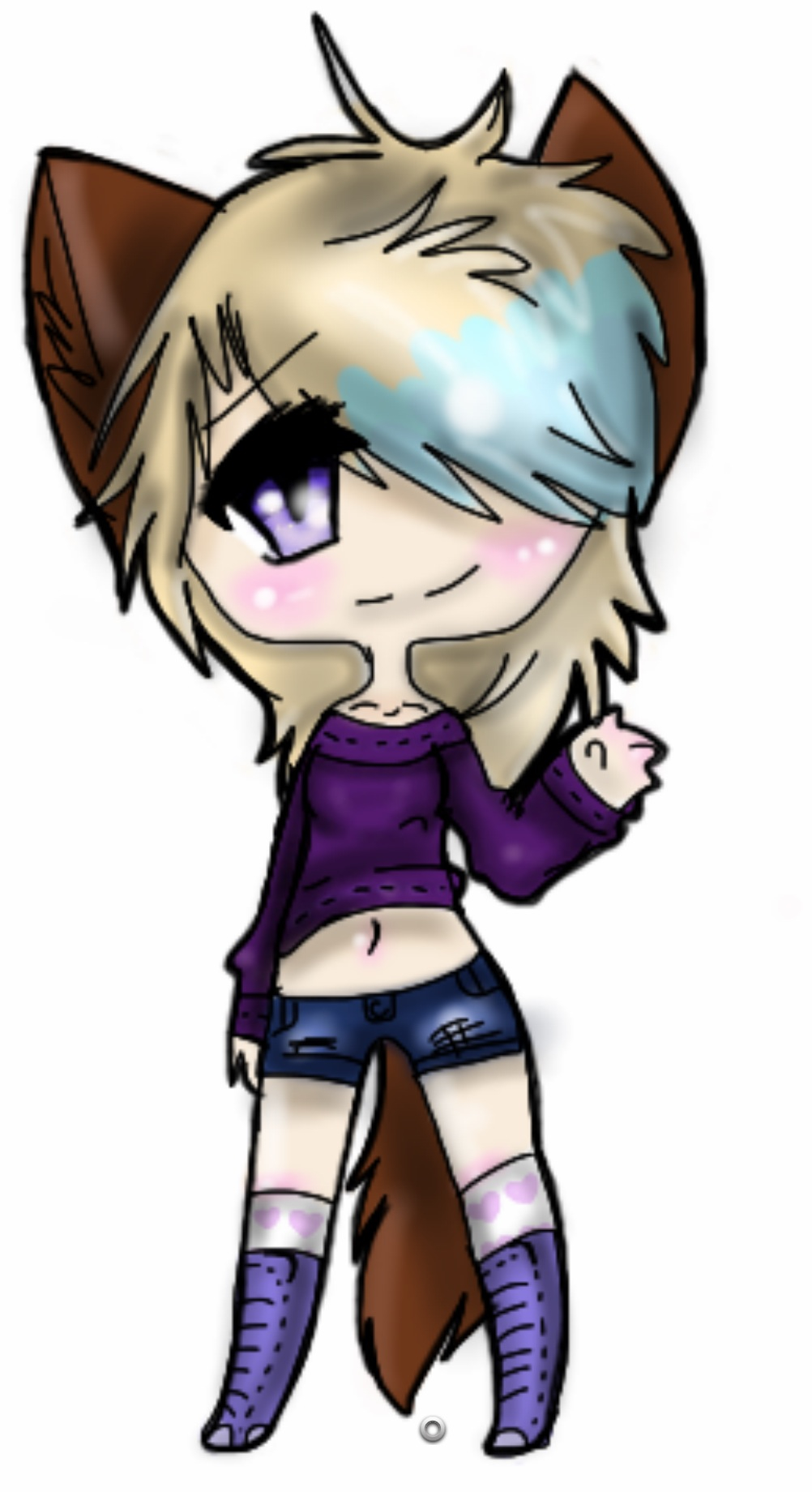 Cute Anime Wolf Girl Art Anime Wallpapers