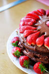 Nutella Strawberry Cake by Krafla