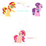 Pony Fusion's - Sunset Shimmer and Sugar Belle
