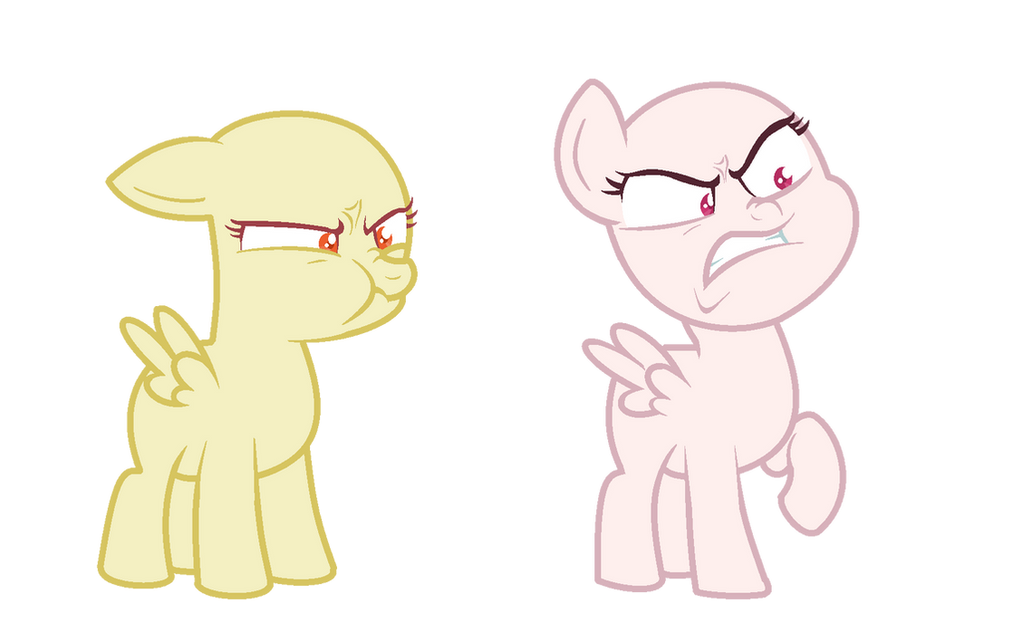 Angry Base Deviantart {BASE} Angry Fillys by Lavender-Doodles on DeviantArt