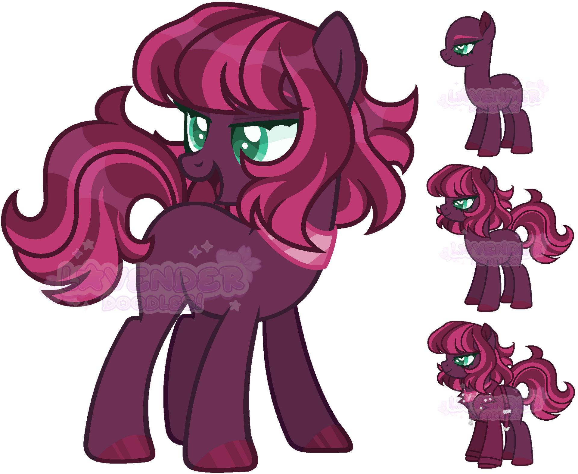 {MLP/ADOPT} Inky Rose X Miss Cheerlie CLOSED by Lavender-Doodles on ...