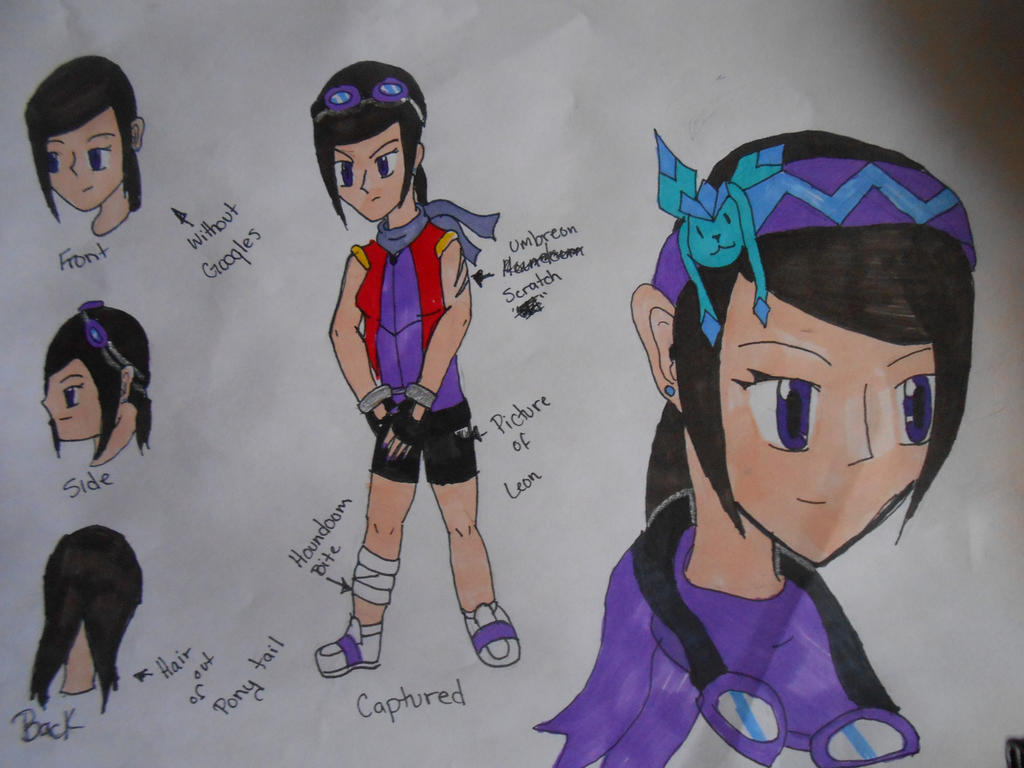 Rae Character Sheet Pokemon Ranger-Commission by RaeChan13 on DeviantArt