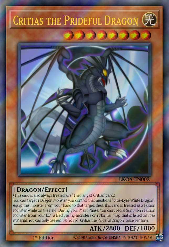 critias yugioh card Yugioh Legendary Knight Critias Konami