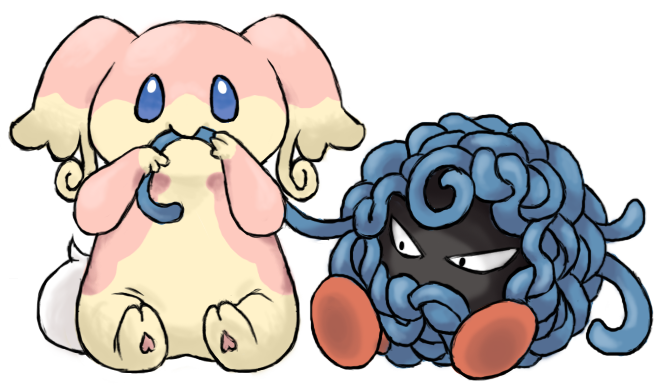 Audino and Tangela