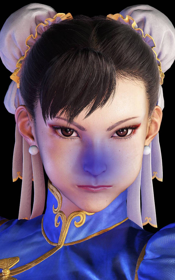 Chung Li Boo chun-li blue nose edit by slimybooberry on DeviantArt