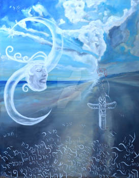 Grace-divine-shaman-painting-symbolism-holy-spirit