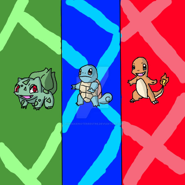 3 pokemons by Leonmarinoterrestre on DeviantArt