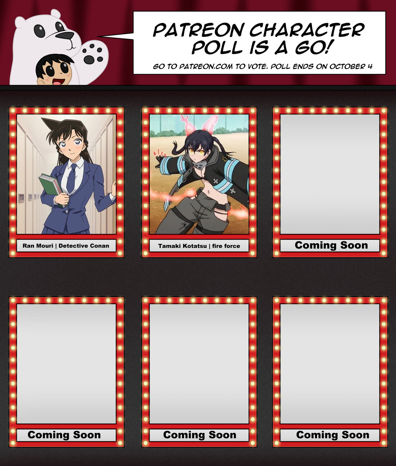 Character Poll Patreon character poll January 2025 by drake-rex on DeviantArt